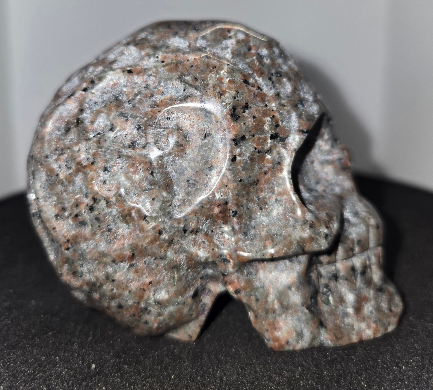 Yooperlite Skull with Design D (UV Reactive)