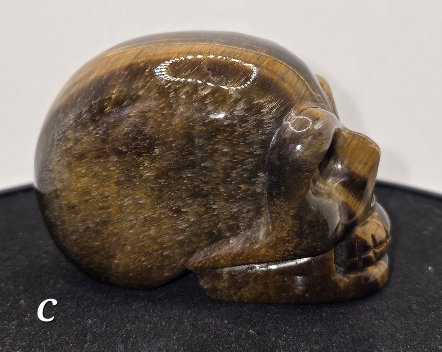 Tigers Eye Skull C
