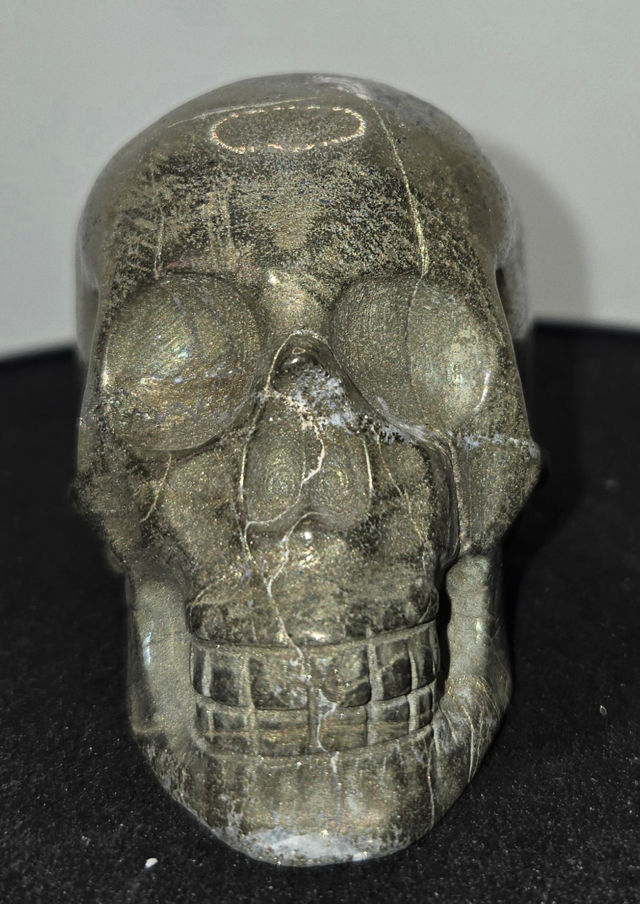 Pyrite Skull