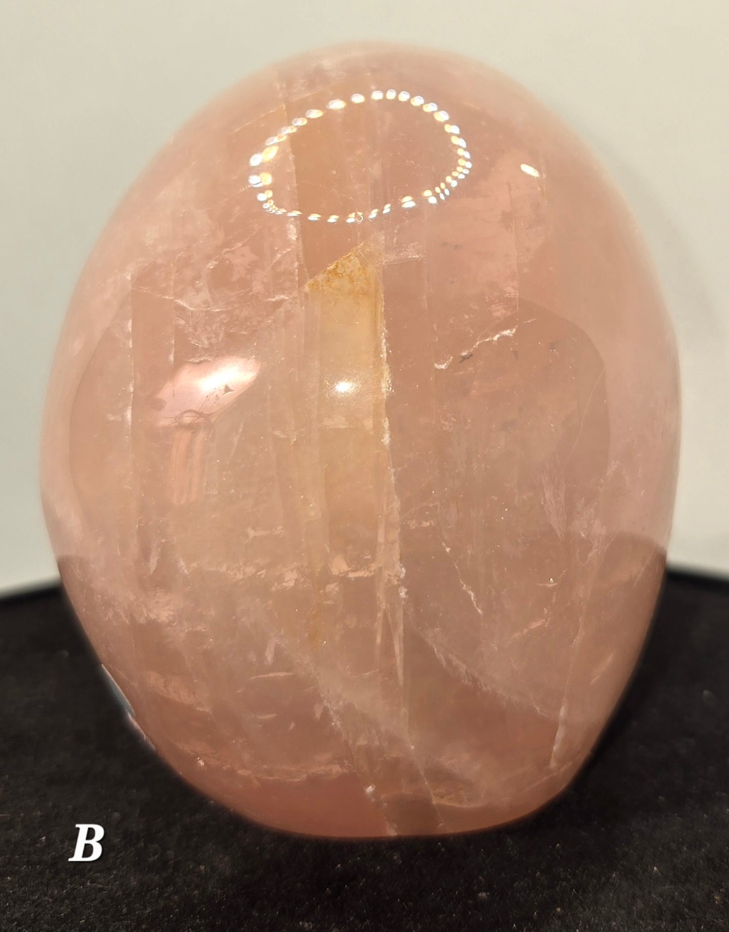 Rose Quartz Skull B
